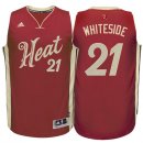 Camisetas NBA Miami Heat 2015 Navidad Whiteside Rojo