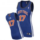Camisetas NBA Mujer Jeremy Lin New York Knicks Azul