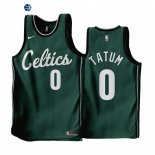 Camisetas NBA Nike Boston Celtics NO.0 Jayson Tatum Verde Ciudad 2022-23