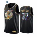 Camisetas NBA de Portland Trail Blazers Bill Walton Negro Diamante 2021-22