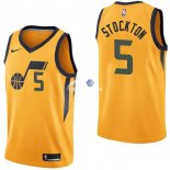 Camisetas NBA de David Stockton Utah Jazz Amarillo Statement 17/18