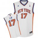 Camisetas NBA de Jeremy Lin New York Knicks Rev30 Blanco