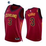 Camisetas NBA de Cleveland Cavaliers Ricky Rubio 75th Season Diamante Rojo Icon 2021-22