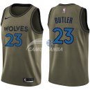 Camisetas NBA Salute To Servicio Minnesota Timberwolves Jimmy Butler Nike Ejercito Verde 2018