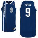 Camisetas NBA de Retro Serge Ibaka Oklahoma City Thunder Azul