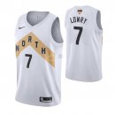 Camisetas NBA Toronto Raptors Kyle Lowry 2019 Finales Blanco Ciudad