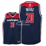 Camisetas de NBA Ninos Washington Wizards Jodie Meeks Marino Statement 2018