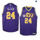 Camisetas de NBA Ninos Utah Jazz Grayson Allen Purpura Hardwood Classics