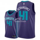 Camisetas NBA de Willy Hernangomez Charlotte Hornets Púrpura Statement 2018