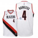 Camisetas de NBA Ninos Portland Trail Blazers Maurice Harkless Blanco Association 2018