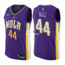 Camisetas NBA de Solomon Hill New Orleans Pelicans Nike Púrpura Ciudad 17/18