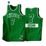 Camisetas NBA de Boston Celtics Jaylen Brown 75th Season Verde Ciudad 2021-22