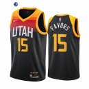Camiseta NBA de Derrick Favors Utah Jazz Negro Ciudad 2020-21