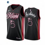 Camisetas NBA 2020 Navidad Miami Heat Precious Achiuwa Negro