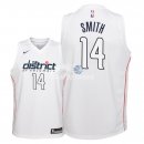 Camisetas de NBA Ninos Washington Wizards Jason Smith Nike Blanco Ciudad 2018