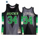 Camisetas NBA Milwaukee Bucks NO.34 Giannis Antetokounmpo Verde Hardwood Classics 2022-23