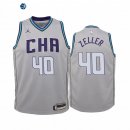 Camiseta NBA Ninos Charlotte Hornets Cody Zeller Gris Ciudad 2019-20