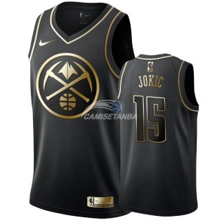 Camisetas NBA de Ninosla Jokic Denver Nuggets Oro Edition