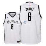 Camiseta NBA Ninos Brooklyn Nets Jared Dudley Blanco Association 2018