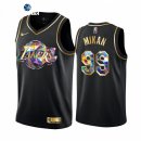 Camisetas NBA de Los Angeles Lakers George Mikan Negro Diamante 2021-22