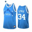 Camisetas NBA Los Angeles Lakers Shaquille O'Neal Team Heritage Azul Throwback 1959-60