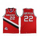 Camisetas NBA de Clyde Drexler Portland Trail Blazers Rojo