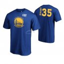 Camisetas NBA Golden State Warriors Kevin Durant 2019 Finales Manga Corta Azul