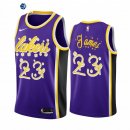 Camisetas NBA 2020 Navidad Los Angeles Lakers LeBron James Purpura