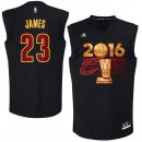 Camisetas NBA Cleveland Cavaliers LeBron James 2016 Finals Negro
