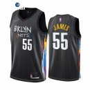 Camisetas NBA de Brooklyn Nets Mike James Nike Negro Ciudad 2021-22