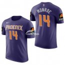 Camisetas NBA de Manga Corta Greg Monroe Phoenix Suns Púrpura 17/18