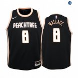 Camisetas de NBA Ninos Atlanta Hawks Tyrone Wallace Nike Negro Ciudad 19/20