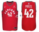 Camisetas NBA de Jakob Poeltl Toronto Raptors Rojo 17/18