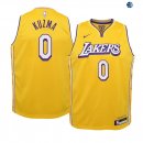 Camisetas de NBA Ninos Los Angeles Lakers Kyle Kuzma Nike Amarillo Ciudad 19/20
