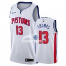 Camisetas NBA de Khyri Thomas Detroit Pistons 17/18 Blanco Association