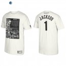 T-Shirt NBA Los Angeles Clippers Reggie Jackson Mister Cartoon Blanco 2020