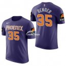 Camisetas NBA de Manga Corta Dragan Bender Phoenix Suns Púrpura 17/18
