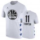 Camisetas NBA de Manga Corta Klay Thompson All Star 2019 Blanco