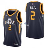 Camisetas NBA de Joe Ingles Utah Jazz Marino Icon 17/18