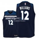 Camisetas de NBA Ninos Minnesota Timberwolves C.J. Williams Marino Icon 2018