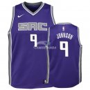 Camisetas de NBA Ninos B.J. Johnson Sacramento Kings Púrpura Icon