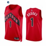 Camisetas NBA Nike Toronto Raptors NO.1 Armoni Brooks Rojo Icon 2022