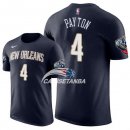 Camisetas NBA de Manga Corta Elfrid Payton New Orleans Pelicans Marino 17/18
