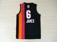 Camisetas NBA de Miami Heat ABA James Negro