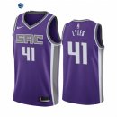 Camisetas NBA Nike Sacramento Kings NO.41 Trey Lyles Purpura Icon 2021-22