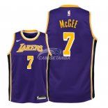 Camisetas de NBA Ninos Los Angeles Lakers JaVale McGee Púrpura Statement 18/19