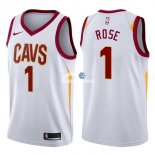 Camisetas NBA de Derrick Rose Cleveland Cavaliers 17/18 Blanco Association