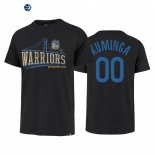 T Shirt NBA Golden State Warriors NO.00 Jonathan Kuminga Negro 2022
