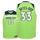 Camisetas de NBA Ninos Minnesota Timberwolves Keita Bates Diop Verde Statement 2018