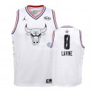 Camisetas de NBA Ninos Zach LaVine 2019 All Star Blanco